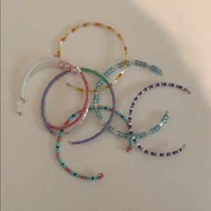 Pack of Cute handmade bead bracelets